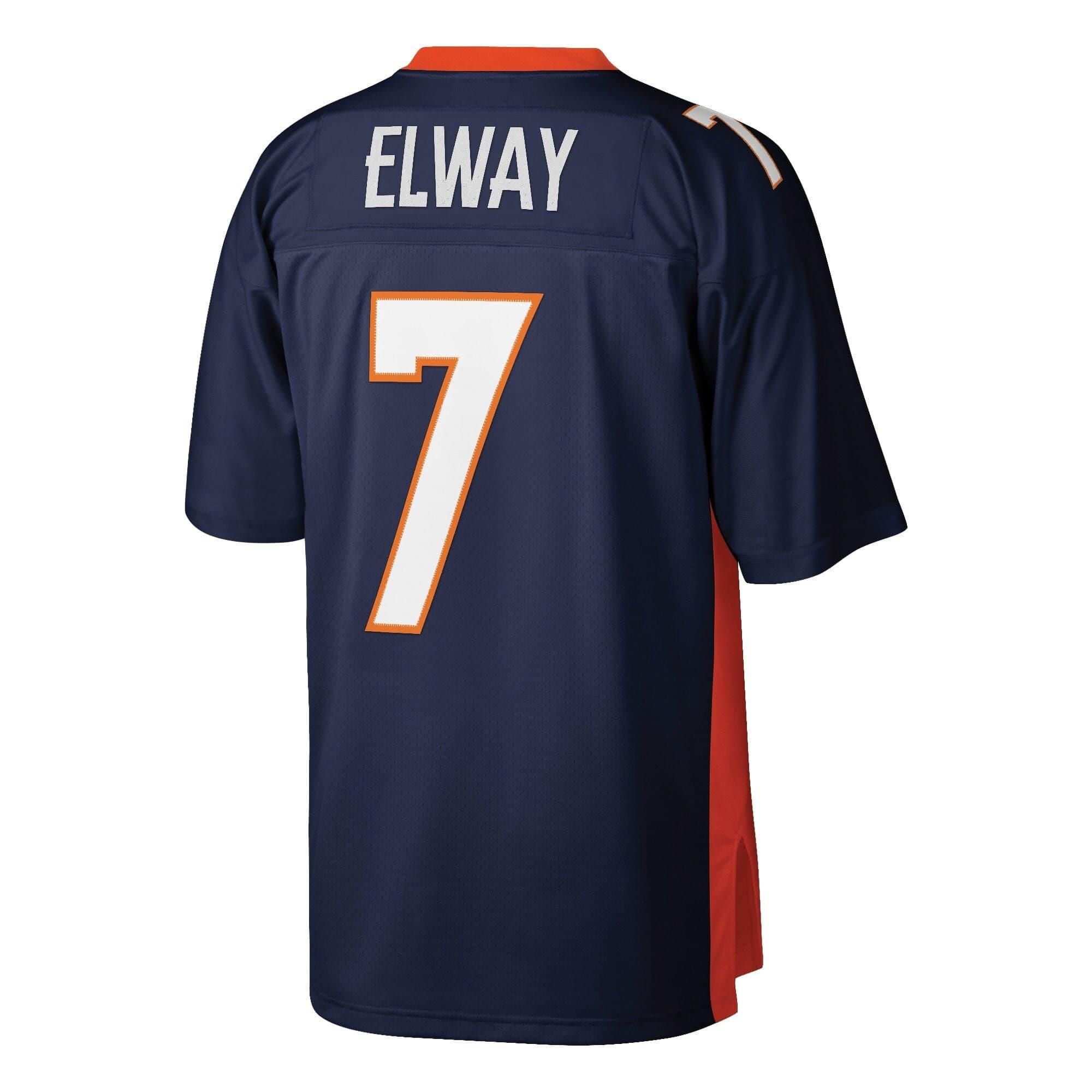 Mitchell And Ness Jerseys John Elway Denver Broncos 98 Mitchell & Ness NFL Throwback Legacy Jersey - Navy