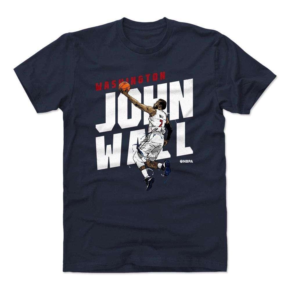 500 Level T-Shirts John Wall Washington Wizards 500 Level NBA Slant T-Shirt - Navy