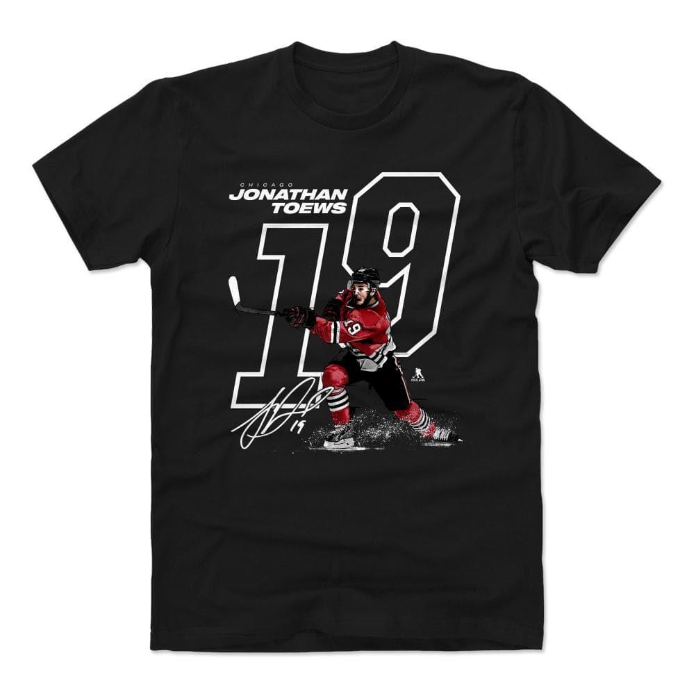 500 Level T-Shirts Jonathan Toews Chicago Blackhawks 500 Level NHL Offset T-Shirt - Black