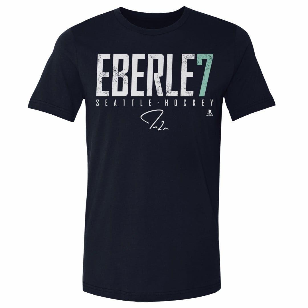 500 Level T-Shirts Jordan Eberle Seattle Kraken 500 Level NHL Elite T-Shirt - Navy