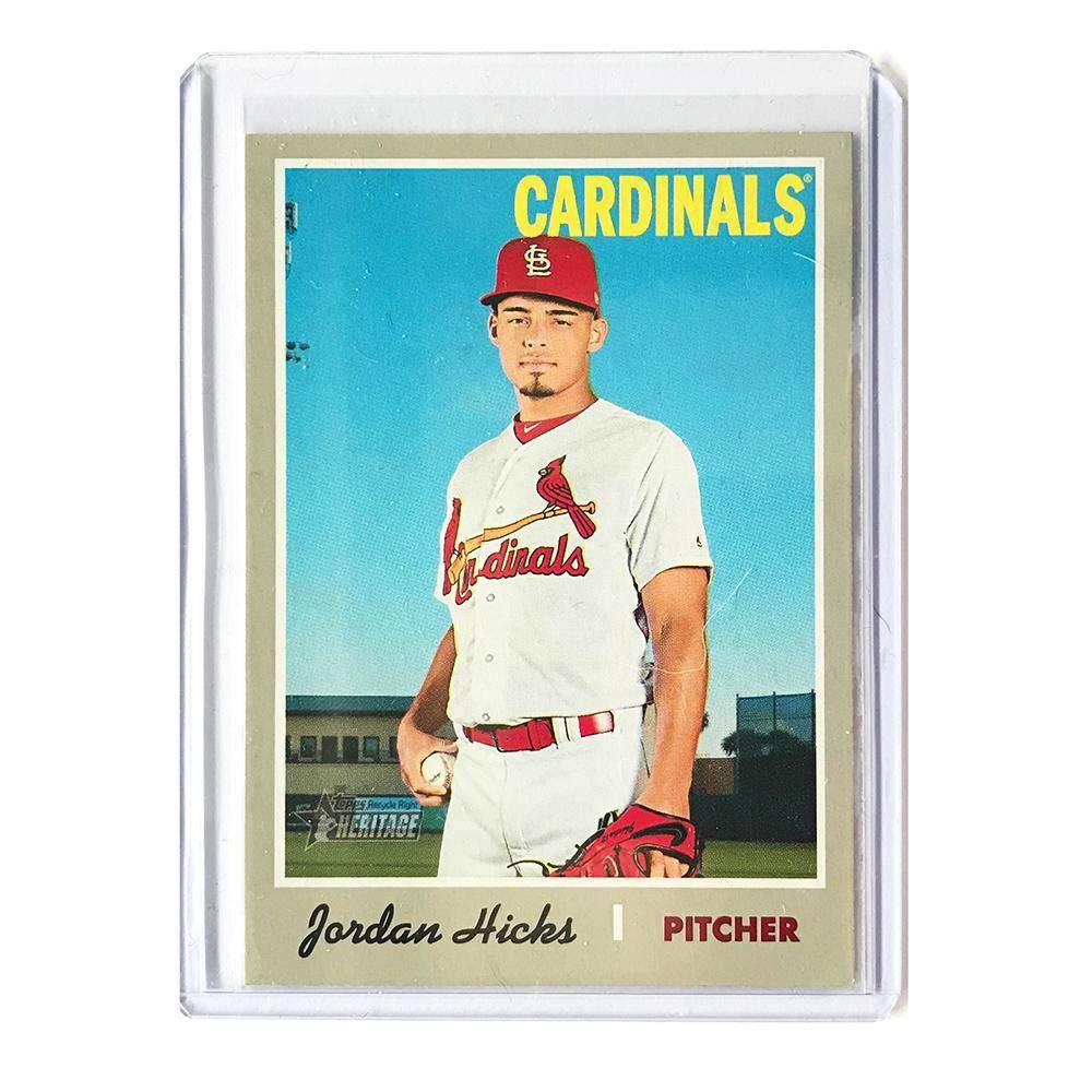 Topps Cards Jordan Hicks St Louis Cardinals 2019 Topps Heritage French Text #417 Card