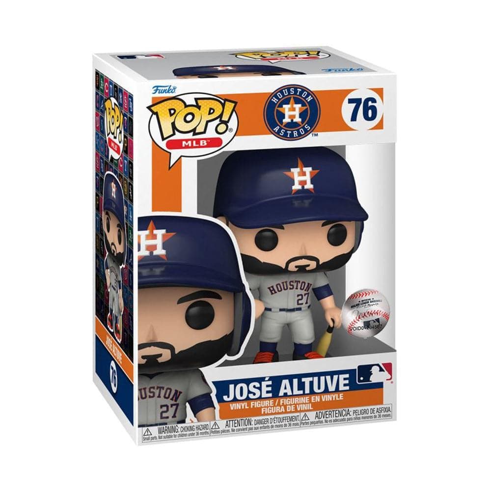 Funko Figures Jose Altuve Houston Astros Funko MLB Away Jersey Pop Figure - Grey