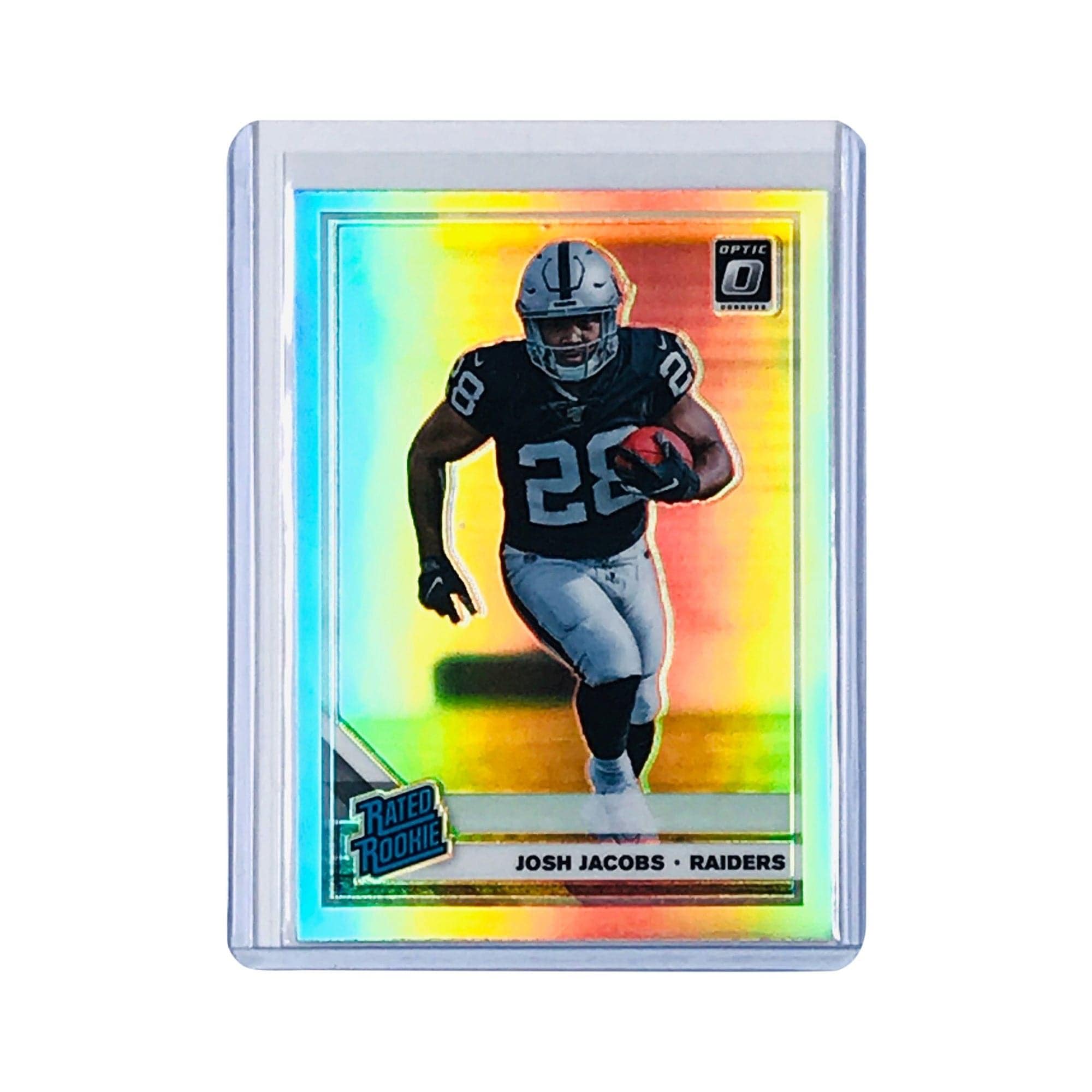 Panini Cards Josh Jacobs Las Vegas Raiders 2019 Panini Optic Silver Rookie NFL Card