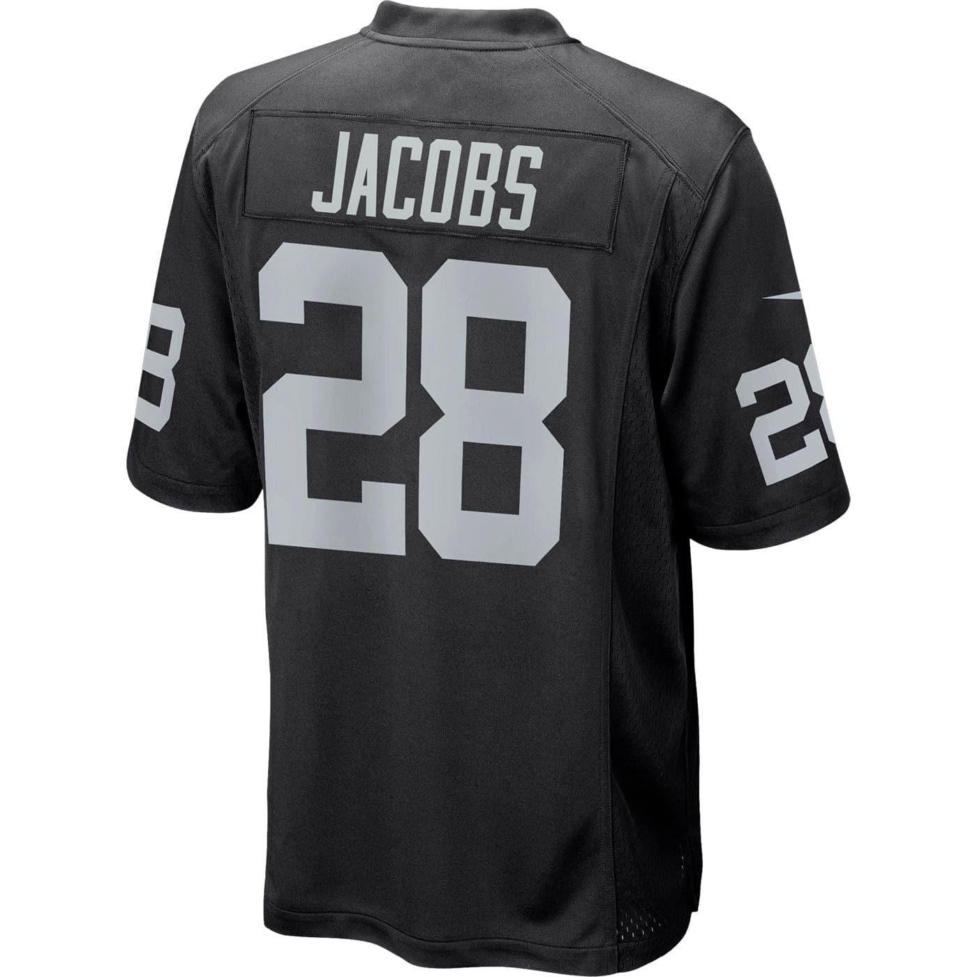 Nike Jerseys Josh Jacobs Las Vegas Raiders Nike NFL Game Jersey - Black