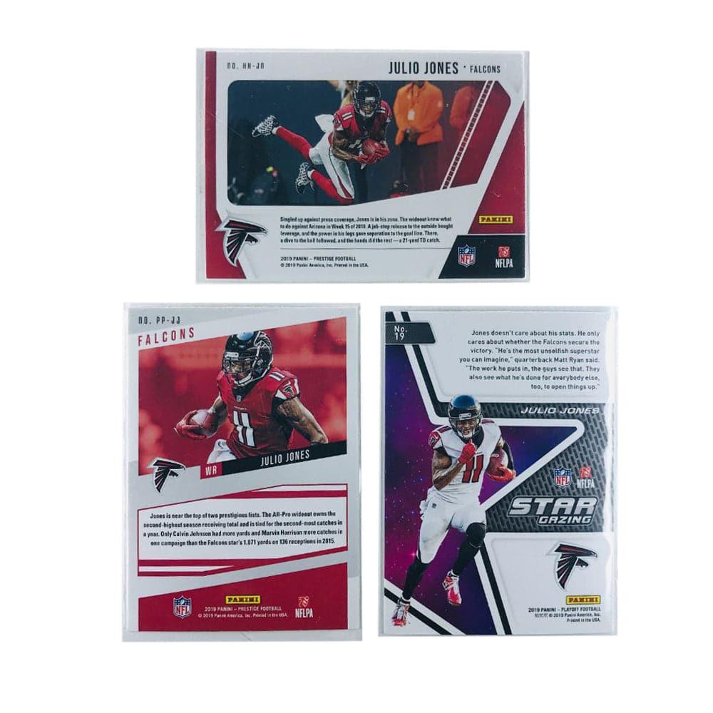 Panini Cards Julio Jones Atlanta Falcons 2019 Panini NFL 3 Card Insert Set