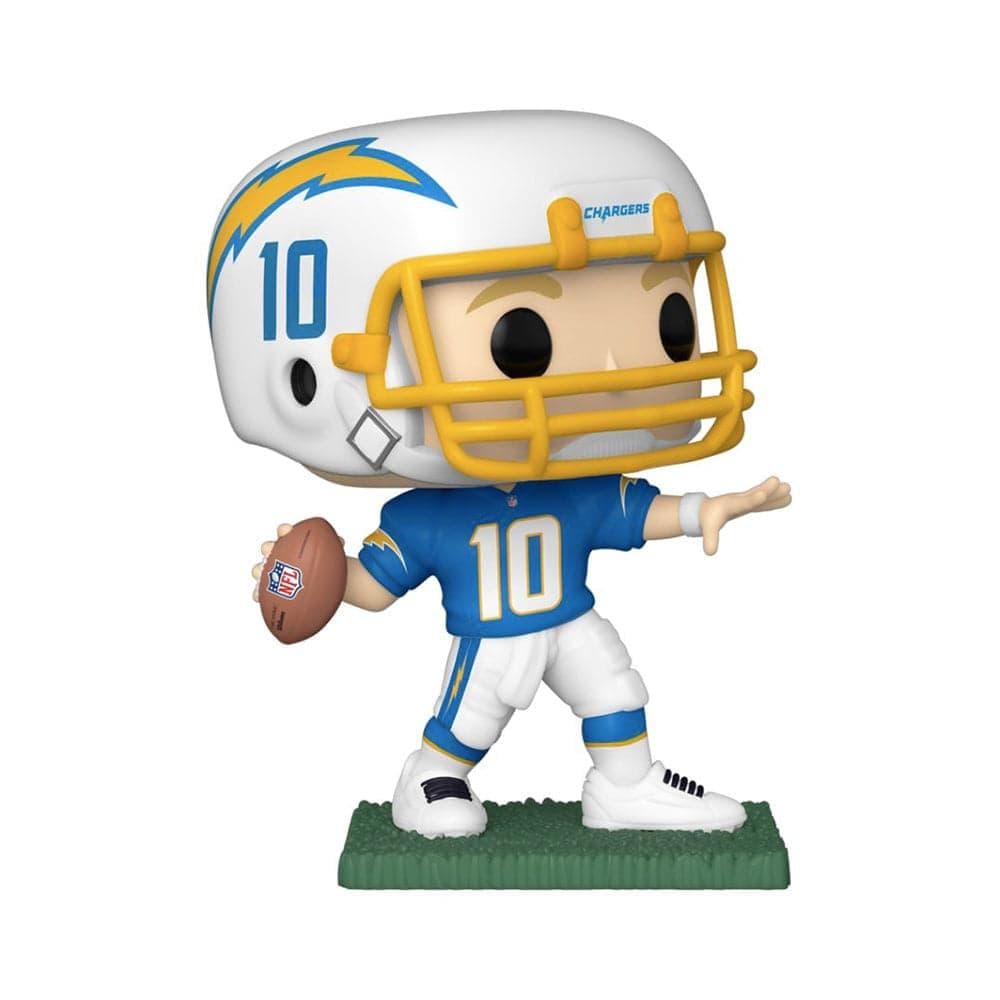 Funko Figures Justin Herbert Los Angeles Chargers Funko NFL Pop Vinyl 3.75" 84 Figure - Home