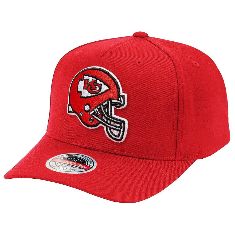 Mitchell And Ness Caps Kansas City Chiefs Mitchell & Ness NFL Sweep Right Classic Red Curve Snapback Hat - Red