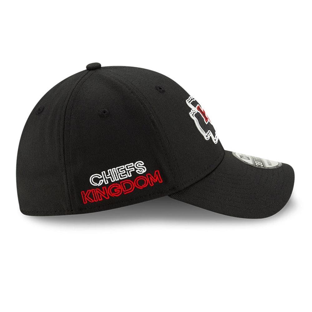 New Era Caps Kansas City Chiefs New Era NFL 2020 Draft 39THIRTY Flex Fit Curve Hat - Black