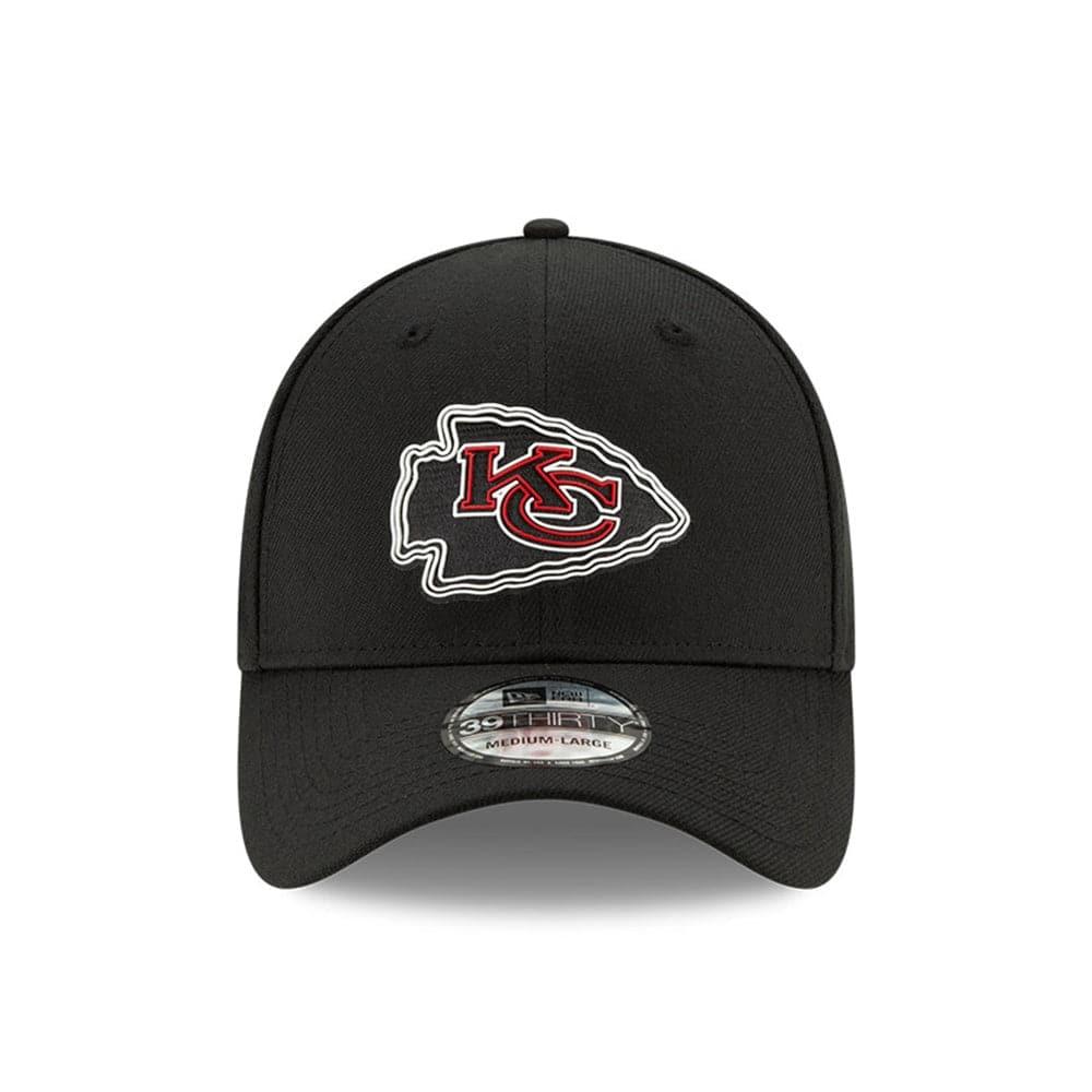 New Era Caps Kansas City Chiefs New Era NFL 2020 Draft 39THIRTY Flex Fit Curve Hat - Black