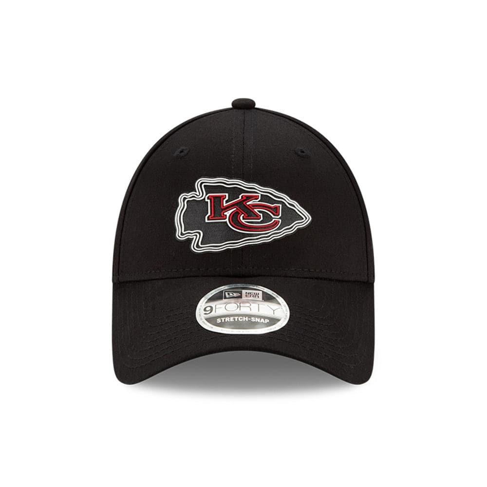 New Era Caps Kansas City Chiefs New Era NFL 2020 Draft 9FORTY Stretch Snapback Curve Hat - Black