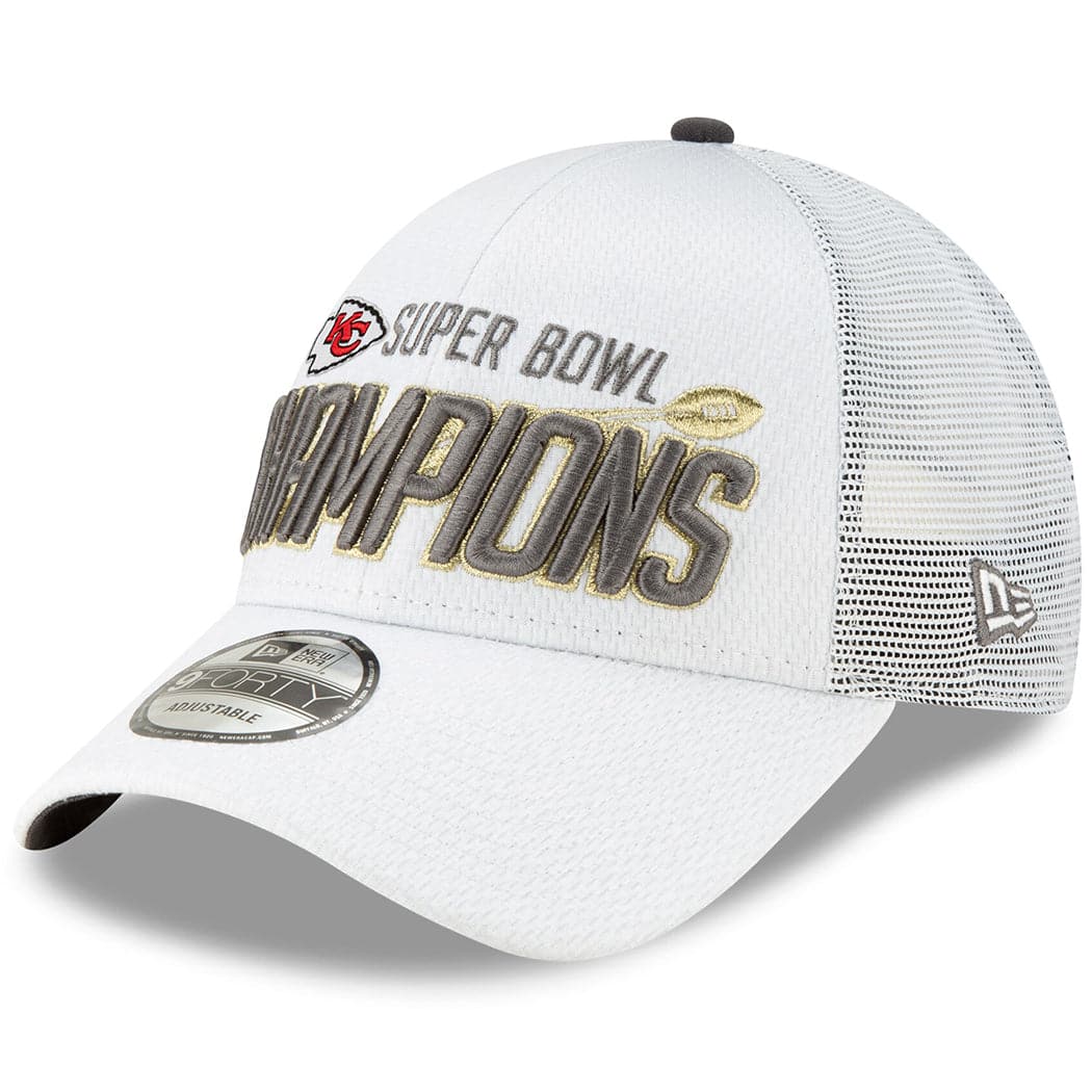 New Era Caps Kansas City Chiefs New Era NFL 2020 Super Bowl Champions 9FORTY Snapback Hat -