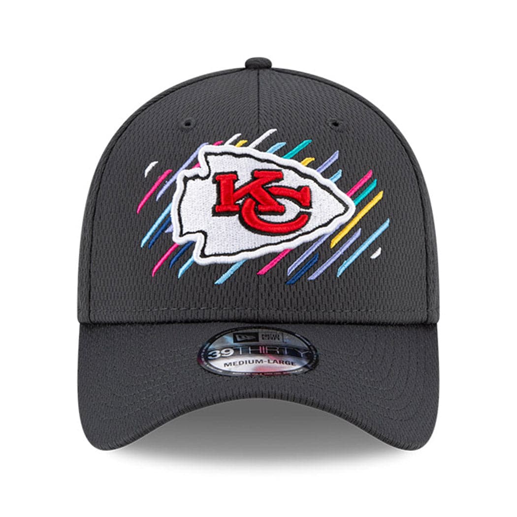 New Era Caps Kansas City Chiefs New Era NFL 2021 Crucial Catch 39THIRTY Flex Fit Hat - Steel