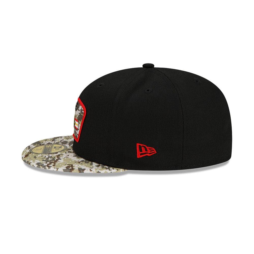 New Era Caps Kansas City Chiefs New Era NFL 2021 Salute To Service 59FIFTY Fitted Hat - Black