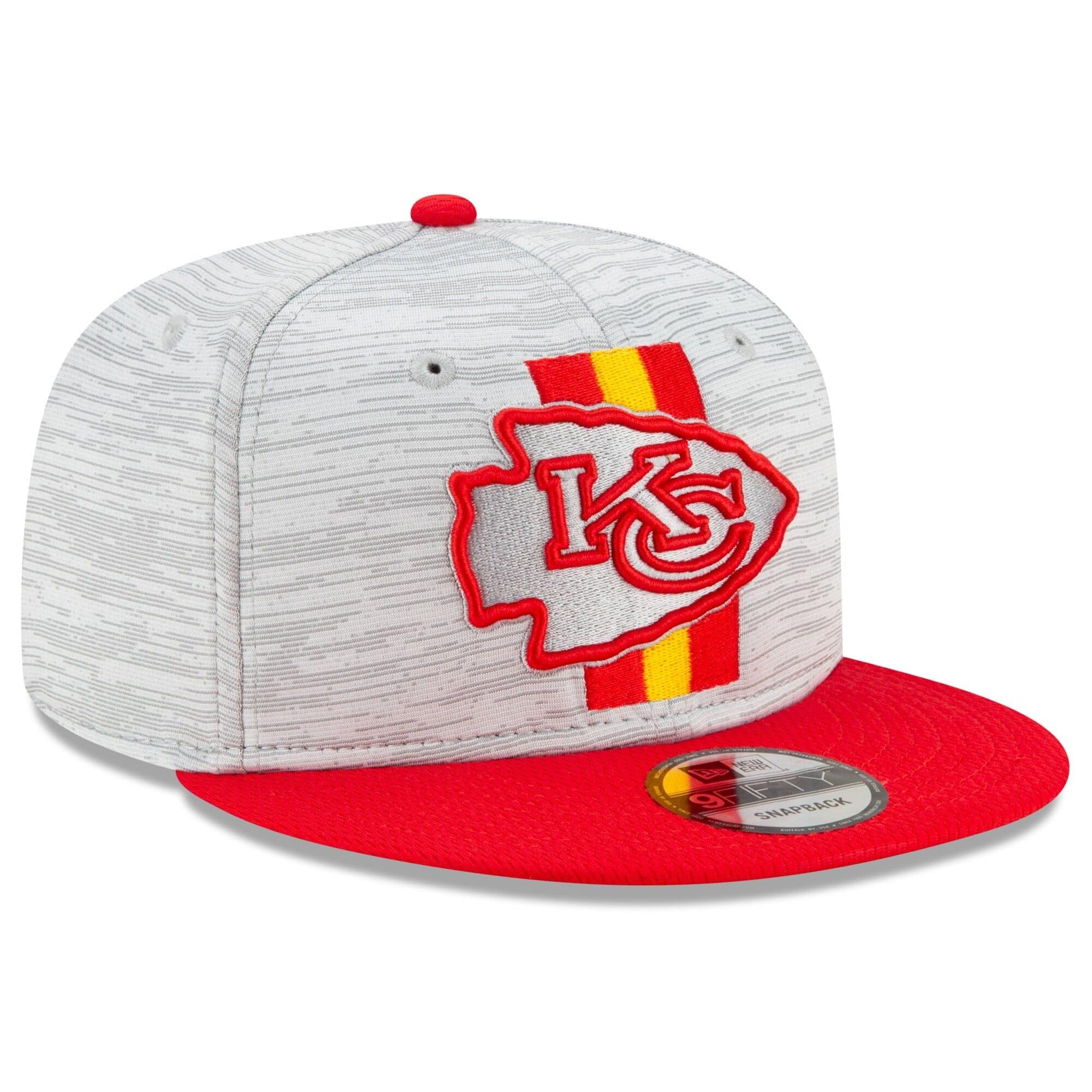 New Era Caps Kansas City Chiefs New Era NFL 2021 Training Camp 9FIFTY Snapback Hat - Grey
