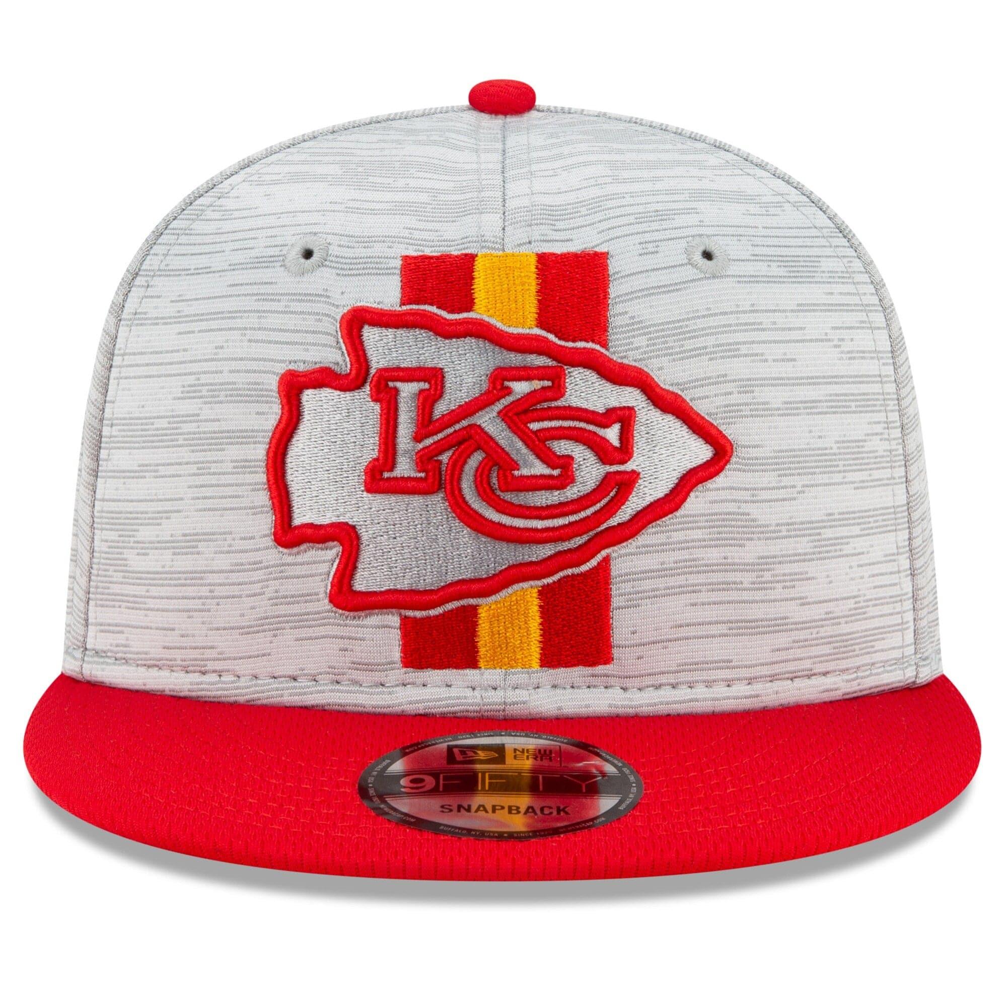 New Era Caps Kansas City Chiefs New Era NFL 2021 Training Camp 9FIFTY Snapback Hat - Grey