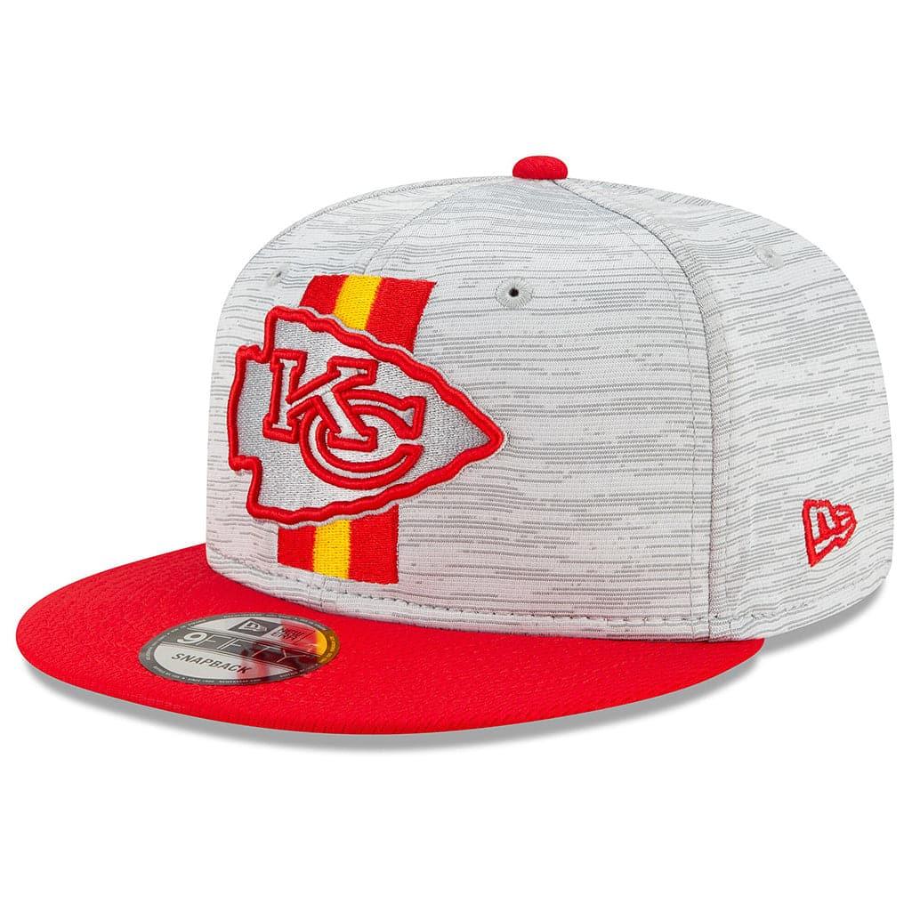 New Era Caps Kansas City Chiefs New Era NFL 2021 Training Camp 9FIFTY Snapback Hat - Grey