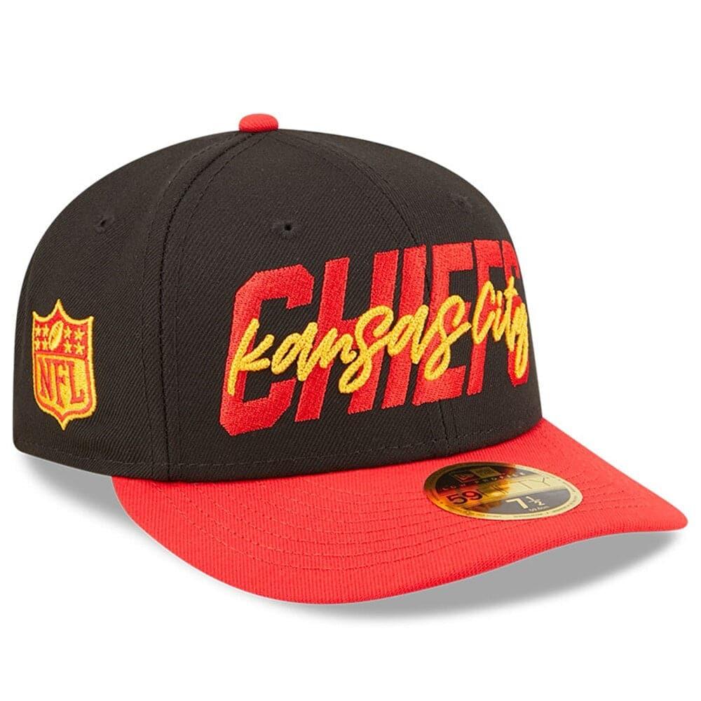 New Era Caps Kansas City Chiefs New Era NFL 2022 Draft Low Profile 59FIFTY Fitted Hat - Black