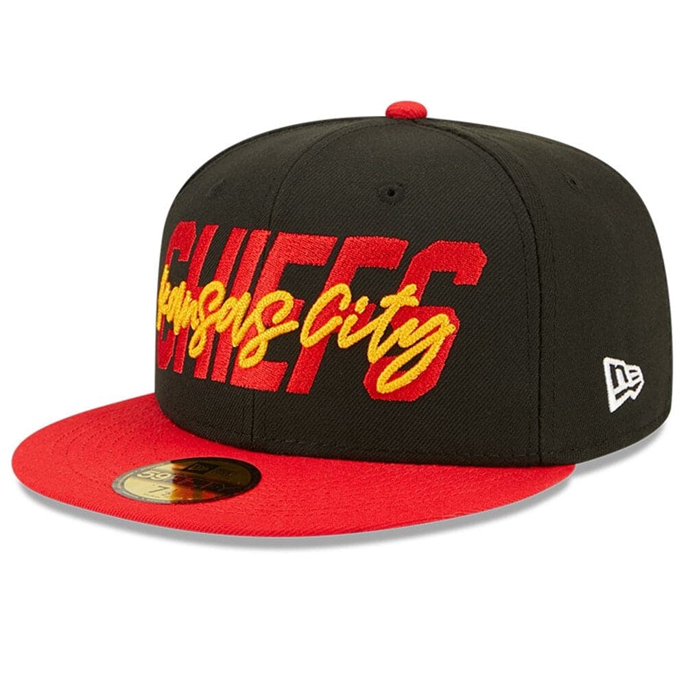 New Era Caps Kansas City Chiefs New Era NFL 2022 Draft On-Stage 59FIFTY Fitted Hat - Black