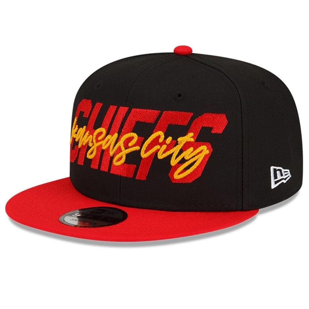 New Era Caps Kansas City Chiefs New Era NFL 2022 Draft On-Stage 9FIFTY Snapback Hat - Black