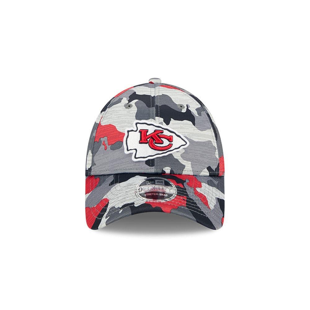 New Era Caps Youths Kansas City Chiefs New Era NFL 22 Training Camp Youths 9FORTY Stretch Snap Hat - Camo