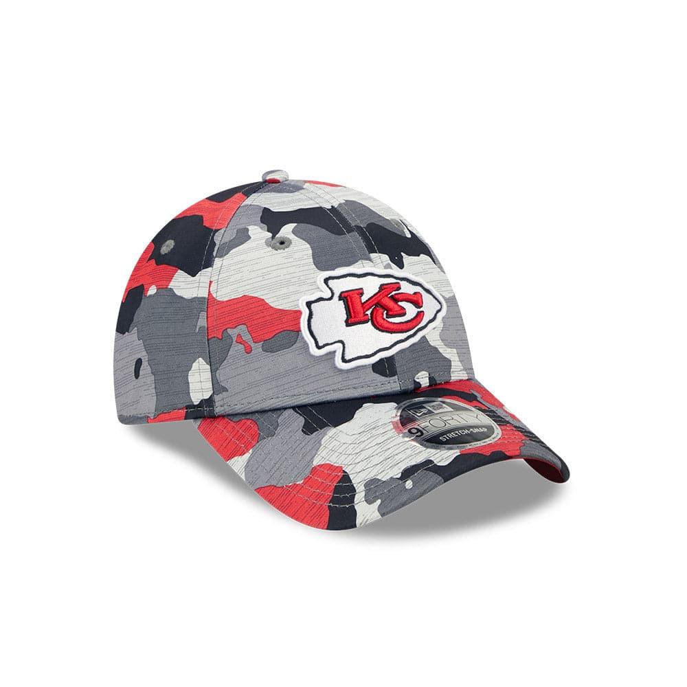 New Era Caps Youths Kansas City Chiefs New Era NFL 22 Training Camp Youths 9FORTY Stretch Snap Hat - Camo