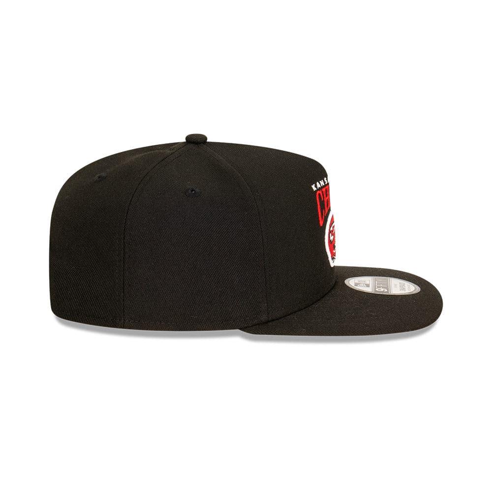 New Era Caps Kansas City Chiefs New Era NFL Helmet Arch 9FIFTY A-Frame Snapback Hat - Black