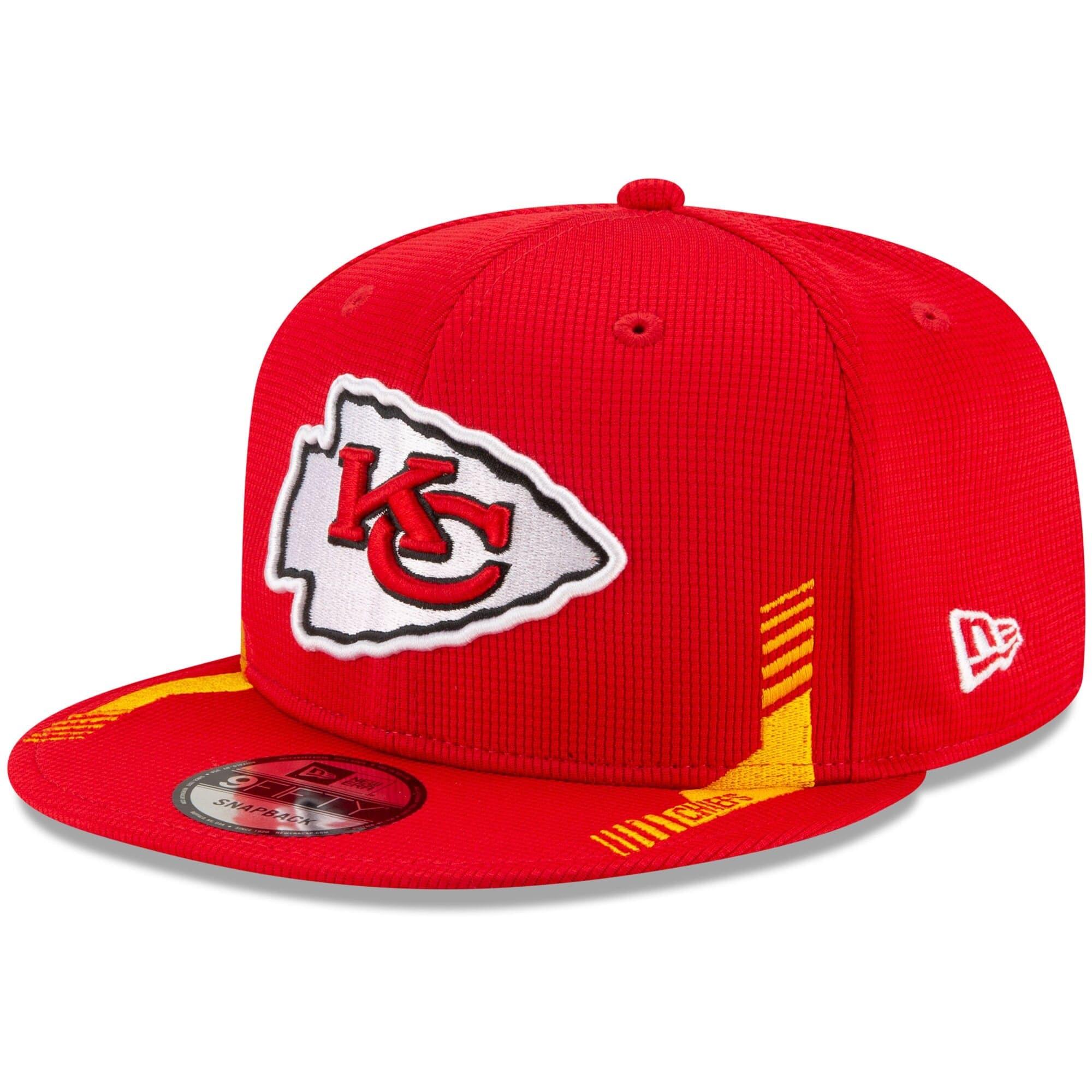 New Era Caps Kansas City Chiefs New Era NFL Sideline Home 9FIFTY Snapback Hat - Red