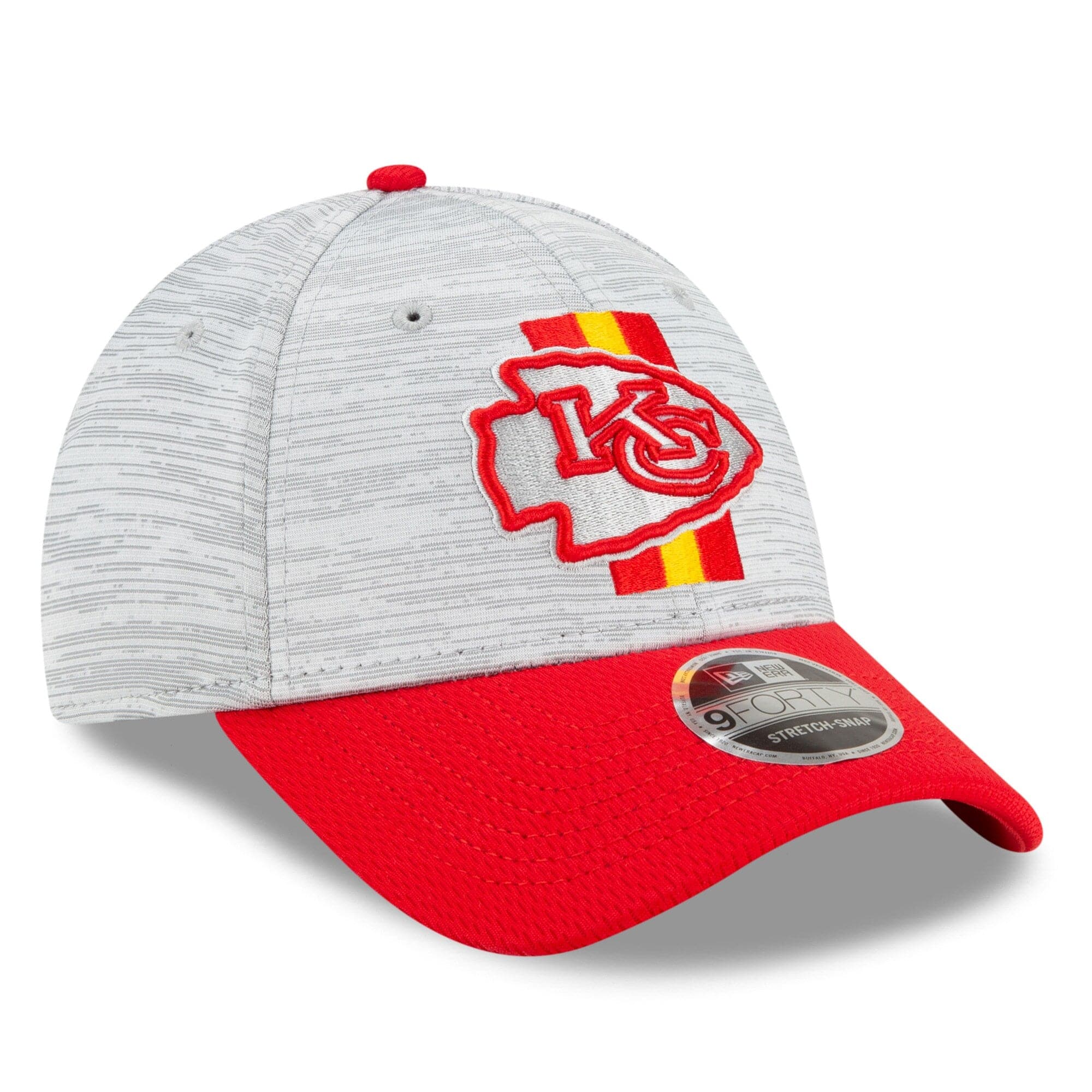 New Era Caps Kansas City Chiefs New Era NFL Training Camp 9FORTY Snapback Hat - Grey