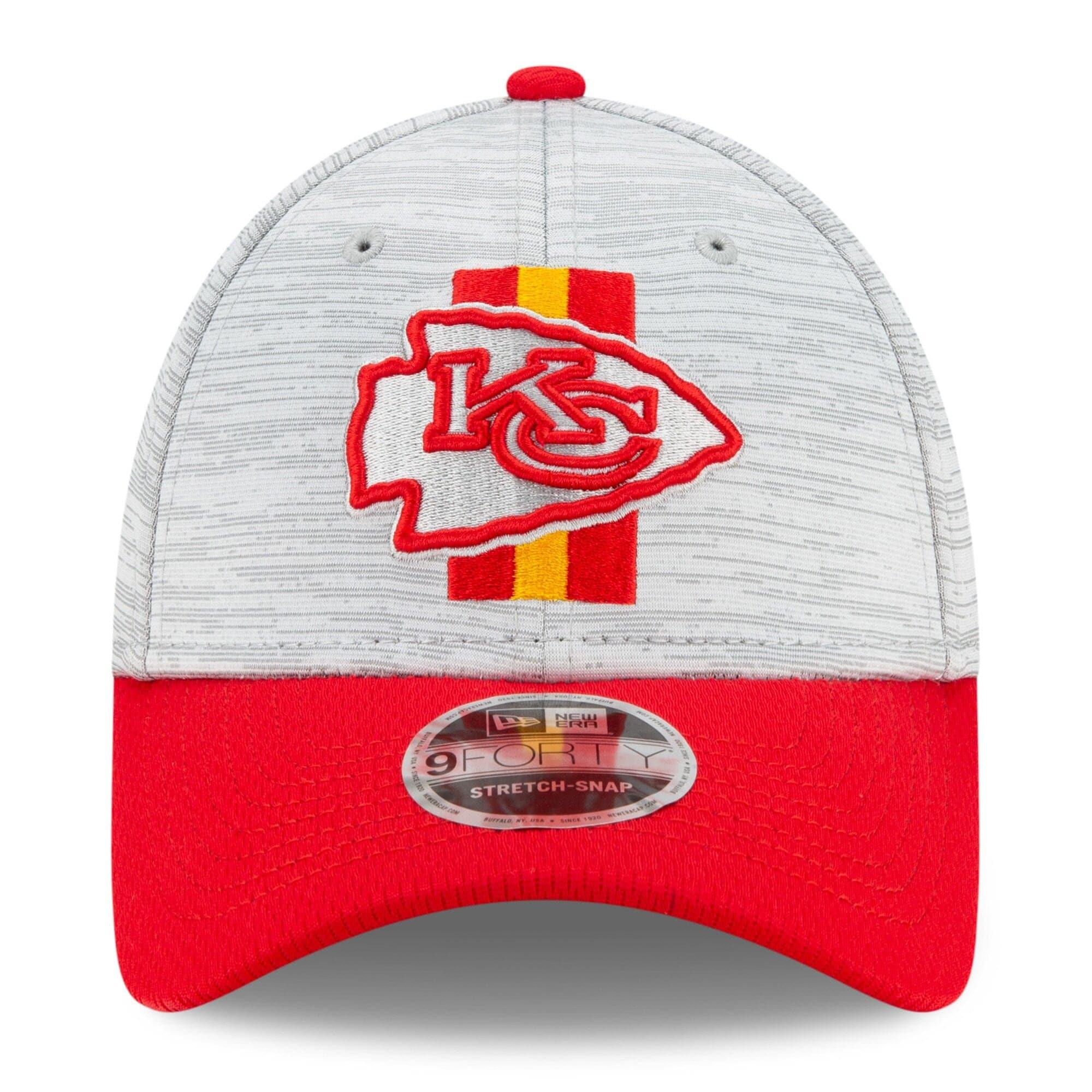 New Era Caps Kansas City Chiefs New Era NFL Training Camp 9FORTY Snapback Hat - Grey
