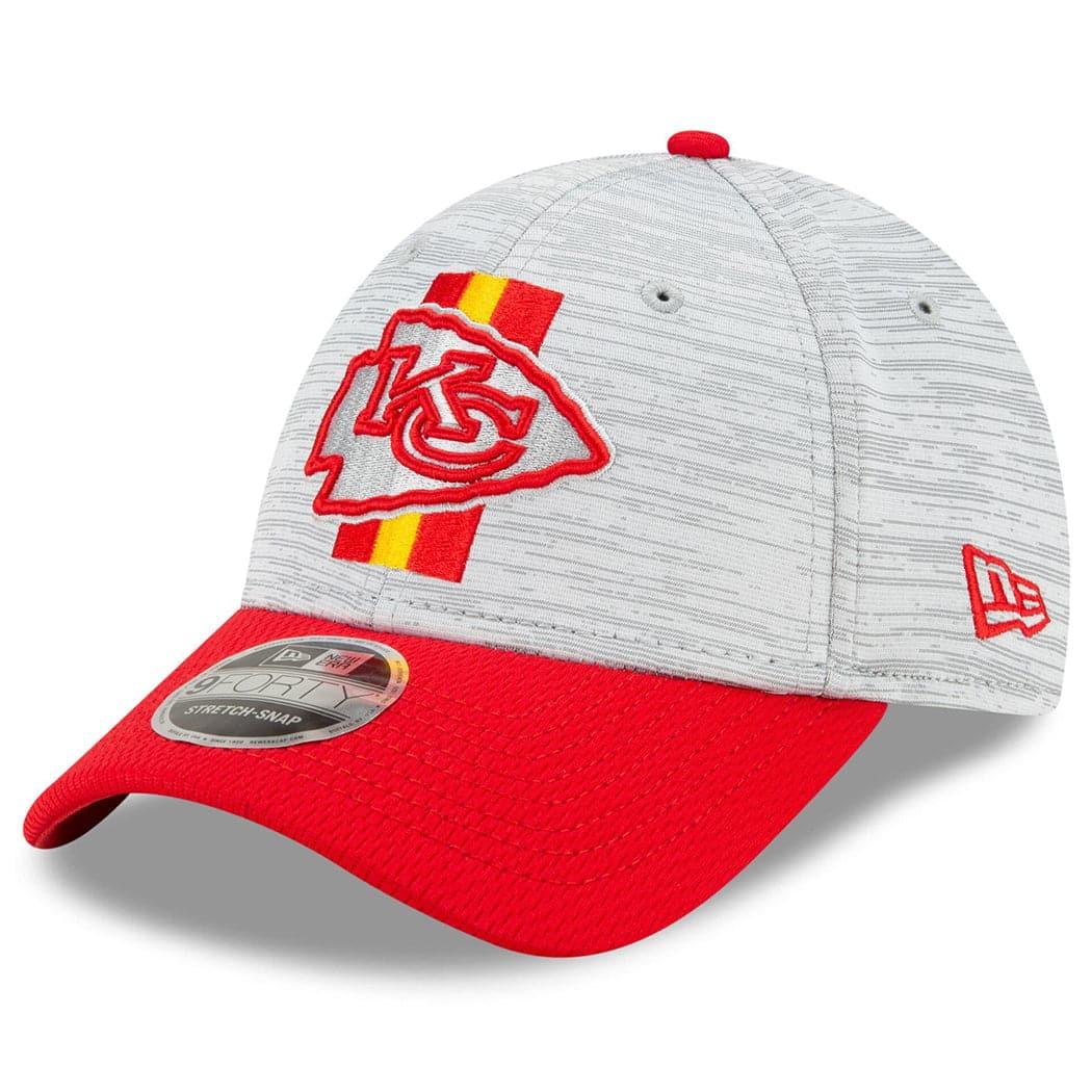 New Era Caps Kansas City Chiefs New Era NFL Training Camp 9FORTY Snapback Hat - Grey