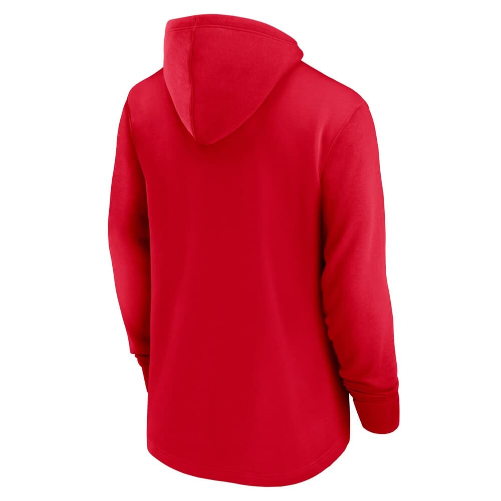 Nike Jumpers Kansas City Chiefs Nike NFL Historic Logo Fleece Hoodie Jumper - Red