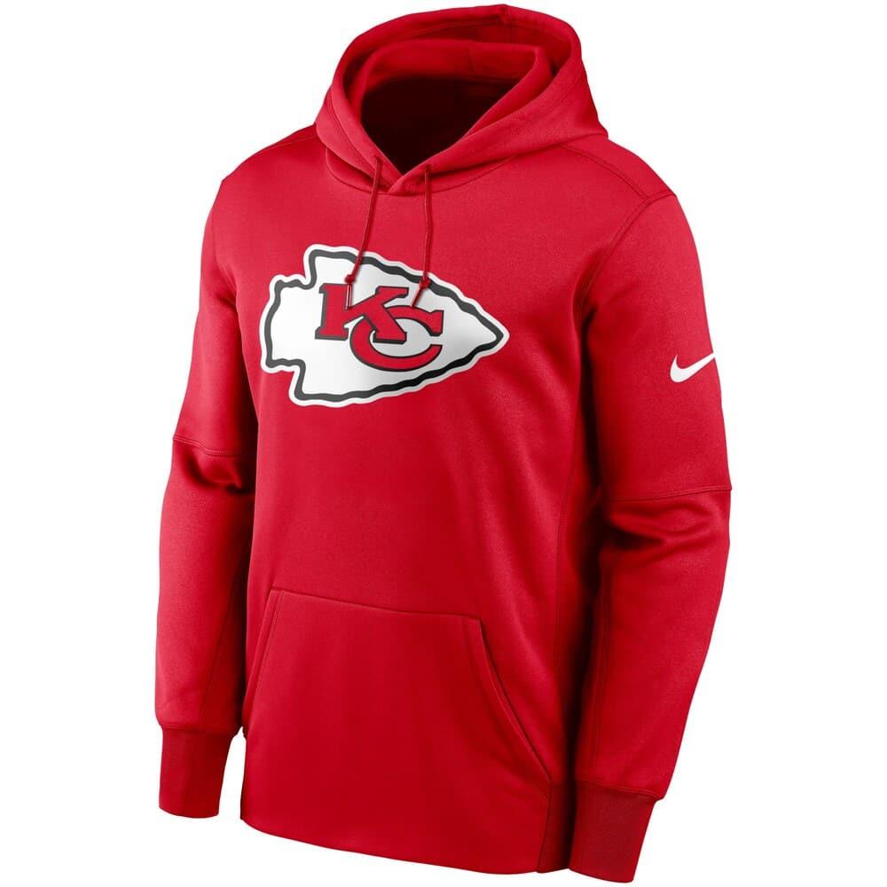 Nike Jumpers Kansas City Chiefs Nike NFL Prime Logo Therma Hoodie Jumper - University Red