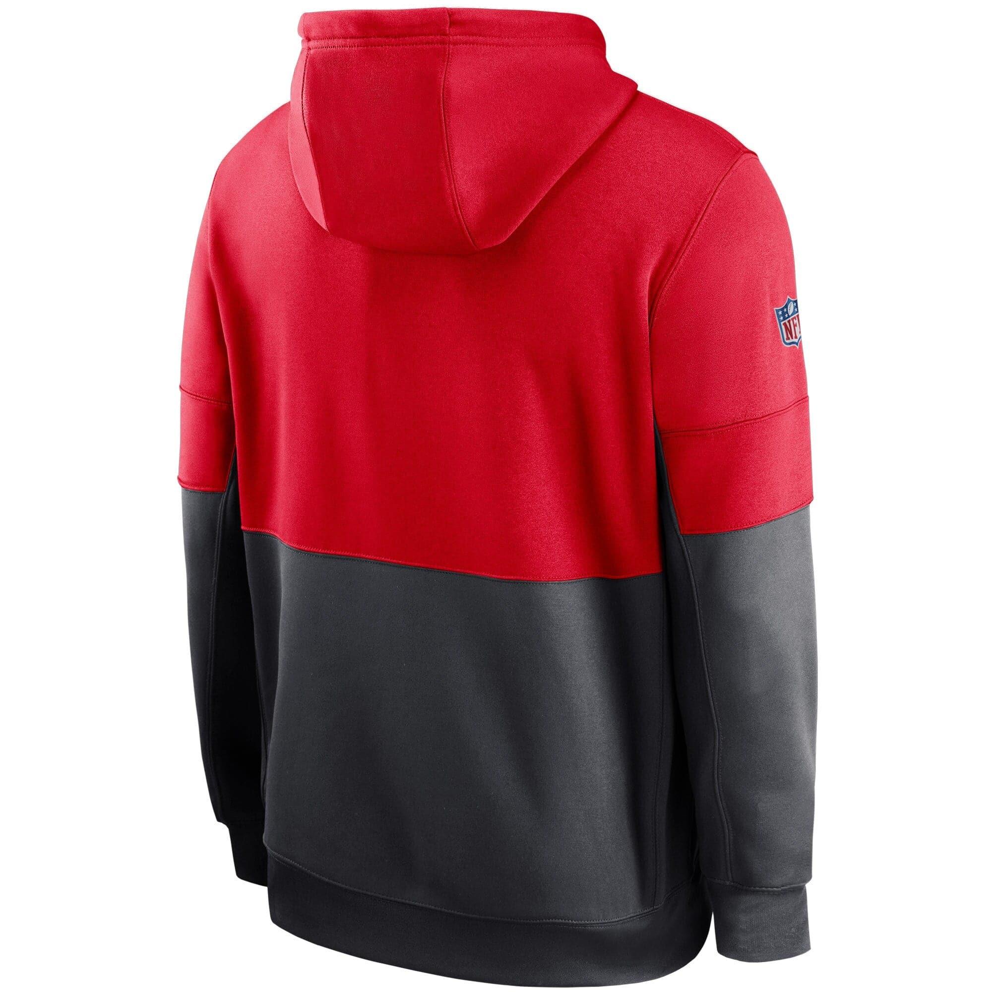 Nike Jumpers Kansas City Chiefs Nike NFL TN Lockup Therma Hoodie Jumper - Red