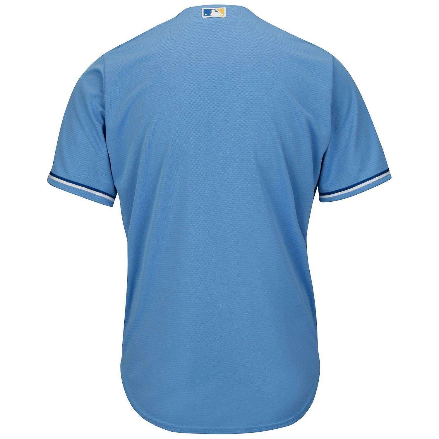 Majestic Athletic Jerseys Kansas City Royals Majestic MLB AC Cool Base Replica Jersey - Blue