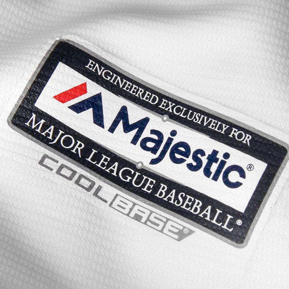 Majestic Athletic Jerseys Kansas City Royals Majestic MLB AC Cool Base Replica Jersey - White