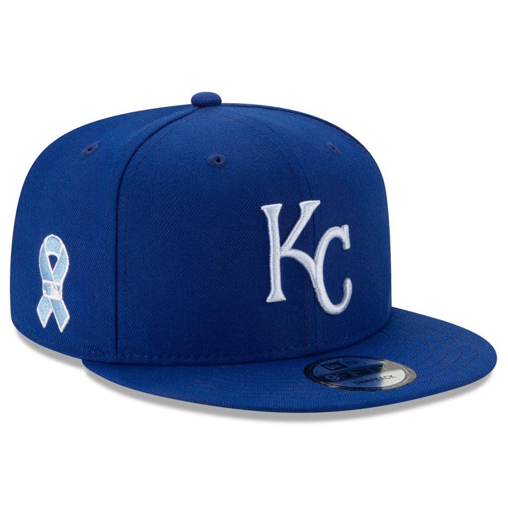 New Era Caps Kansas City Royals New Era MLB 2021 Fathers Day 9FIFTY Snapback Hat - Blue