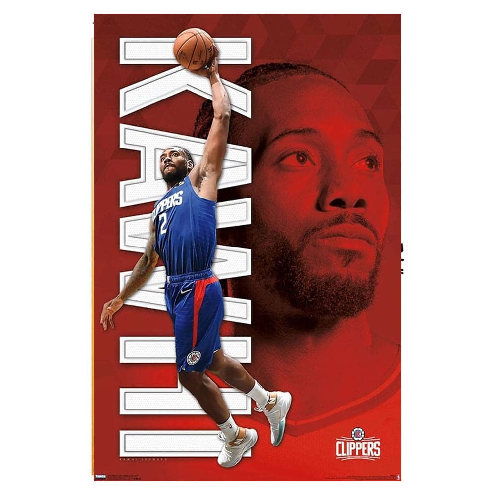 Trends International Posters Kawhi Leonard Los Angeles Clippers Trends NBA 57 x 86cm Poster