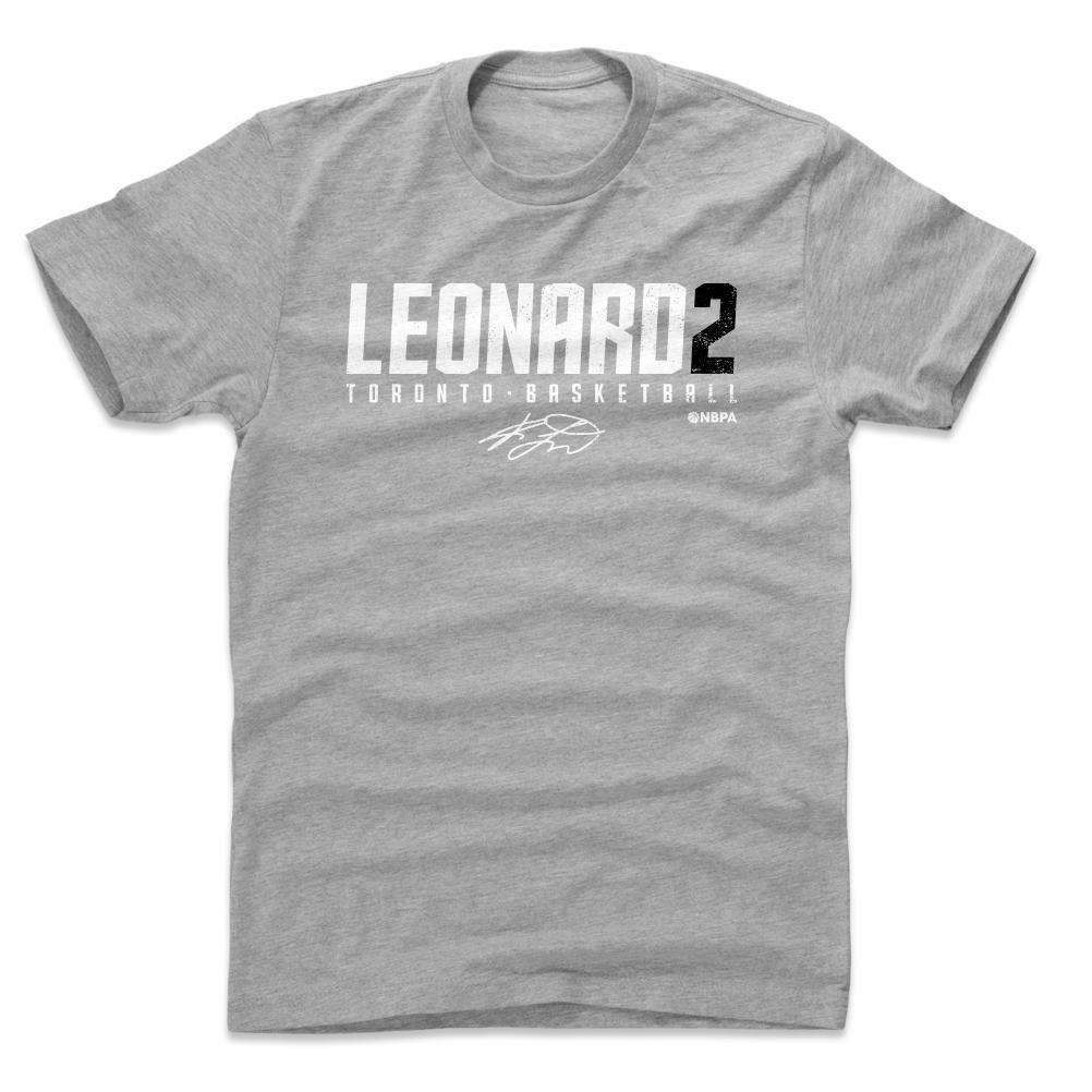 500 Level T-Shirts Kawhi Leonard Toronto Raptors 500 Level NBA Name T-Shirt - Grey