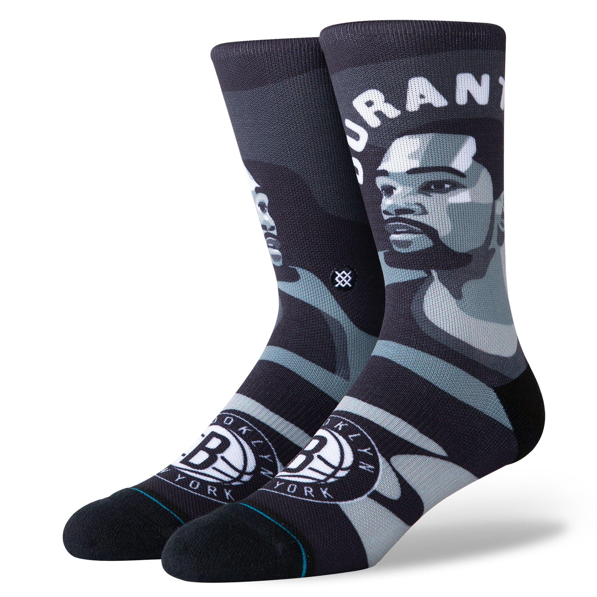 Stance Socks Kevin Durant Brooklyn Nets Stance NBA Future Legends Crew Socks - Black