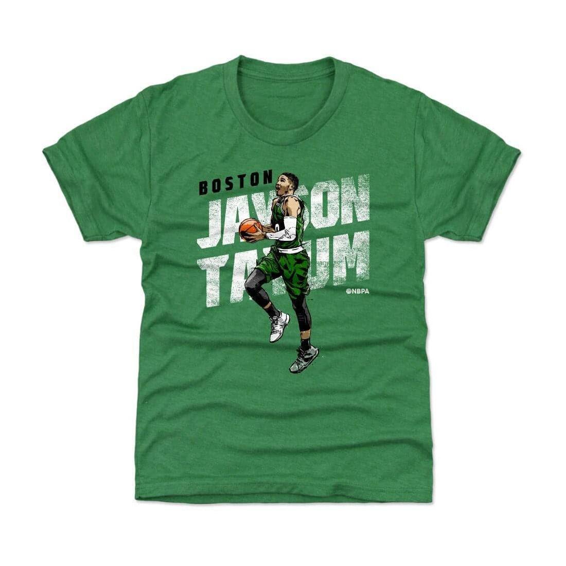 500 Level T-Shirts Kids/Youths Jayson Tatum Boston Celtics 500 Level NBA Lift Off T-Shirt - Green