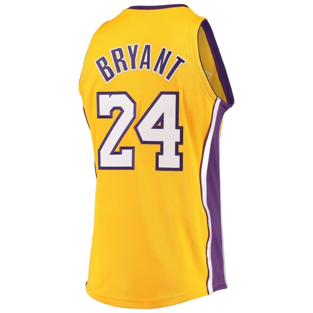 Mitchell And Ness Jerseys Kobe Bryant Los Angeles Lakers Mitchell & Ness NBA 08-09 Home Authentic Jersey - Yellow