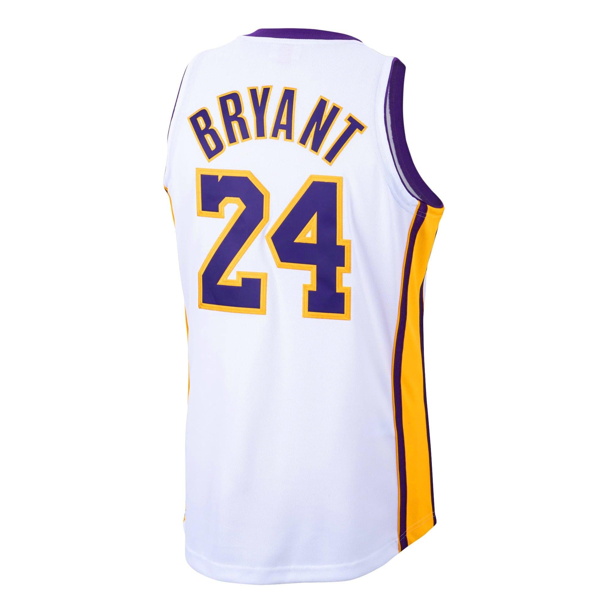 Mitchell And Ness Jerseys Kobe Bryant Los Angeles Lakers Mitchell & Ness NBA 09-10 Finals Authentic Jersey - White