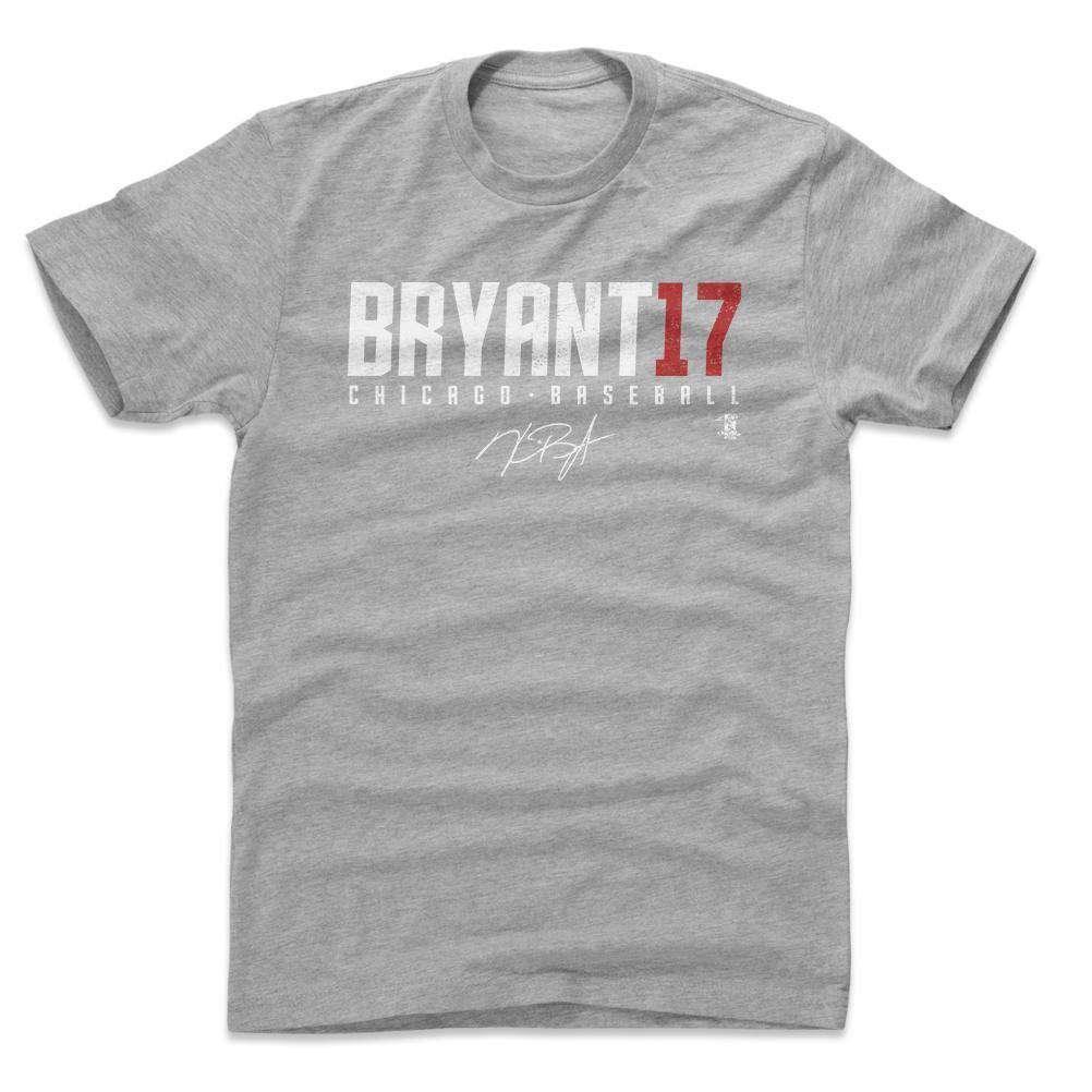 500 Level T-Shirts Kris Bryant Chicago Cubs 500 Level MLB Name T-Shirt - Grey
