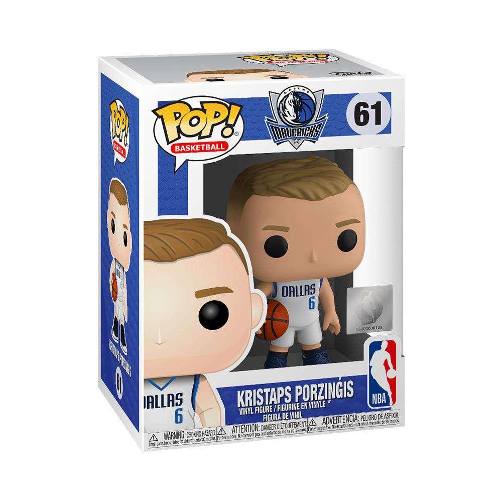 Funko Figures Kristaps Porzingis Dallas Mavericks Funko NBA Pop Figure - White