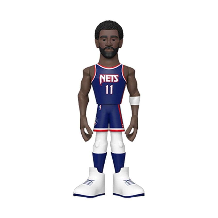 Funko Figures Kyrie Irving Brooklyn Nets Funko NBA 5" Home Vinyl Gold Figure - Grey