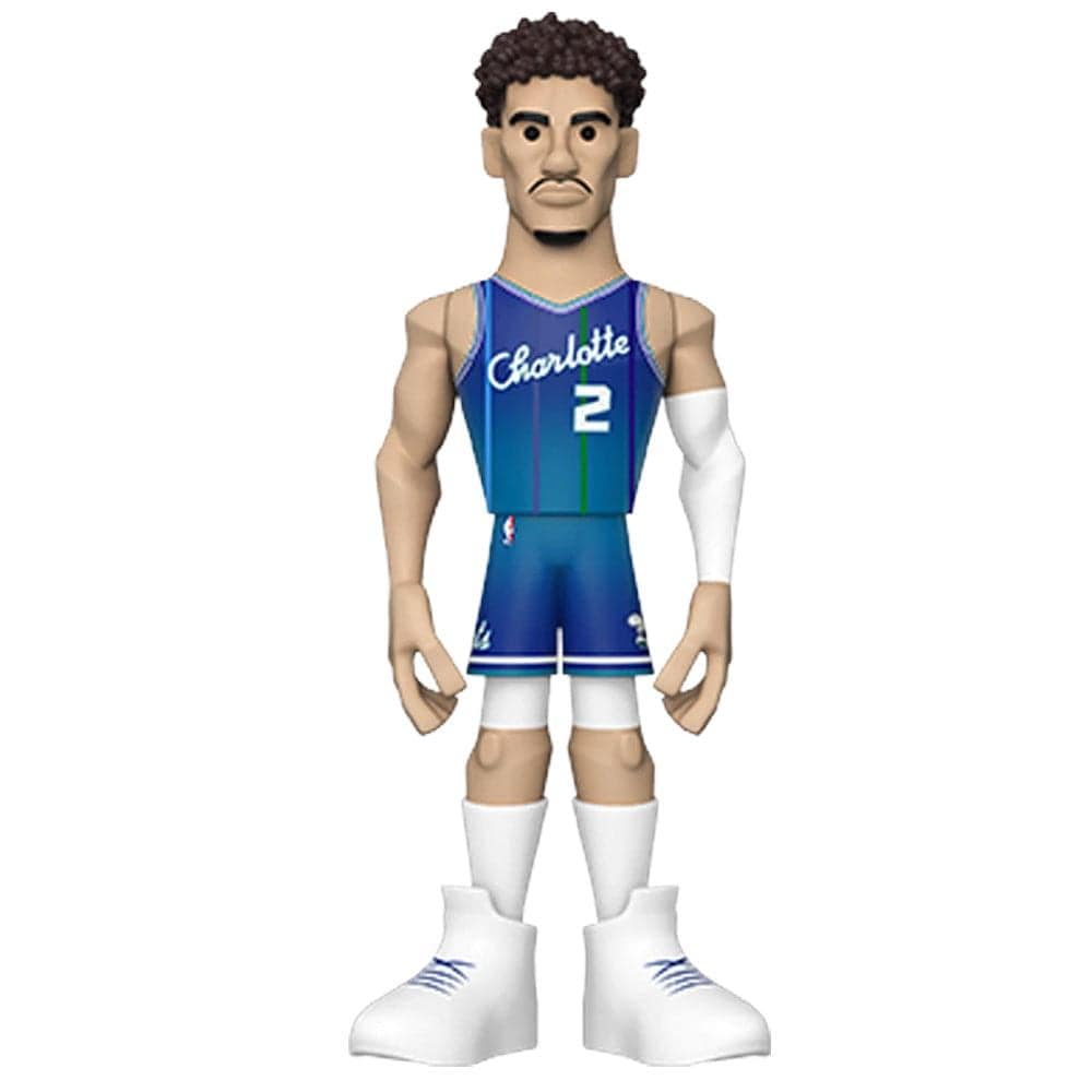Funko Figures LaMelo Ball Charlotte Hornets Funko NBA 5" Home Vinyl Gold Figure - Purple