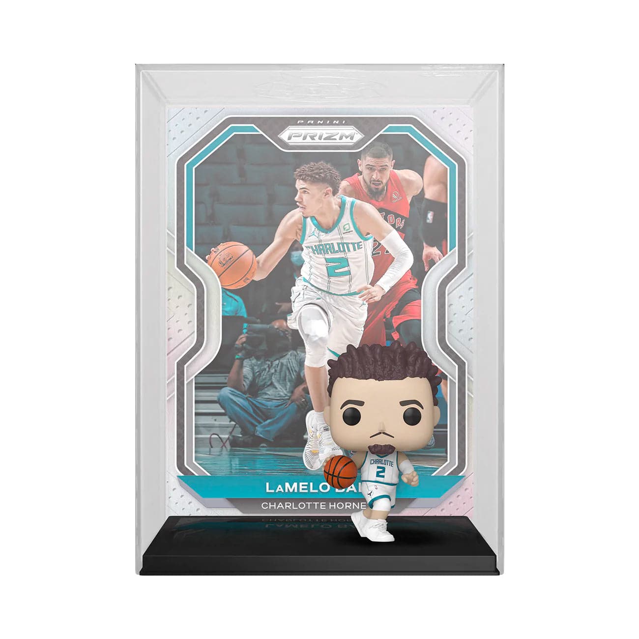 Funko Figures LaMelo Ball Charlotte Hornets Funko NBA Prizm Trading Card Figure