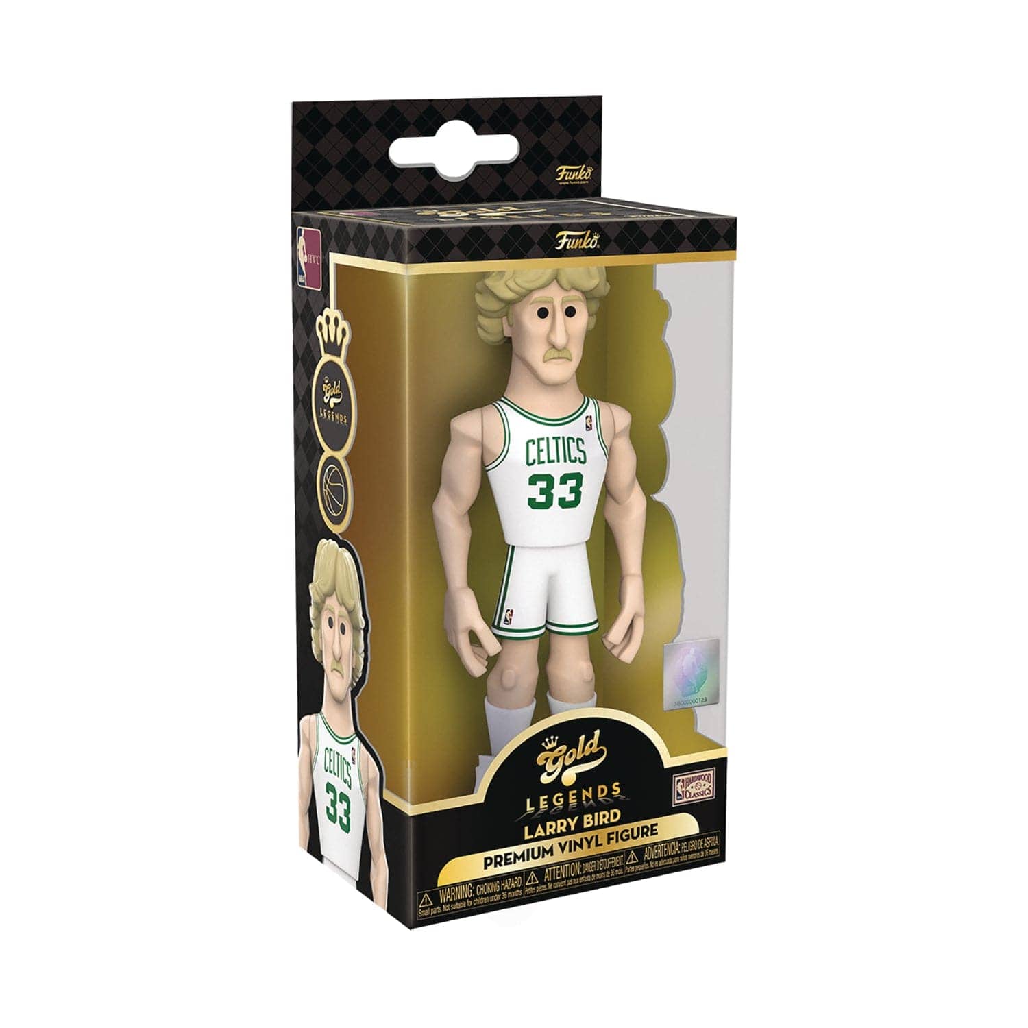 Funko Figures Larry Bird Boston Celtics Funko NBA 5" Vinyl Gold Figure - White
