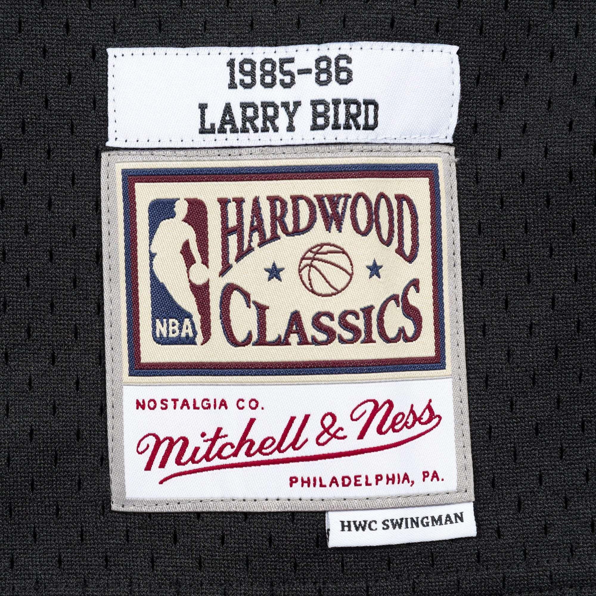 Mitchell And Ness Jerseys Larry Bird Boston Celtics Mitchell & Ness NBA Tonal Black Swingman Jersey