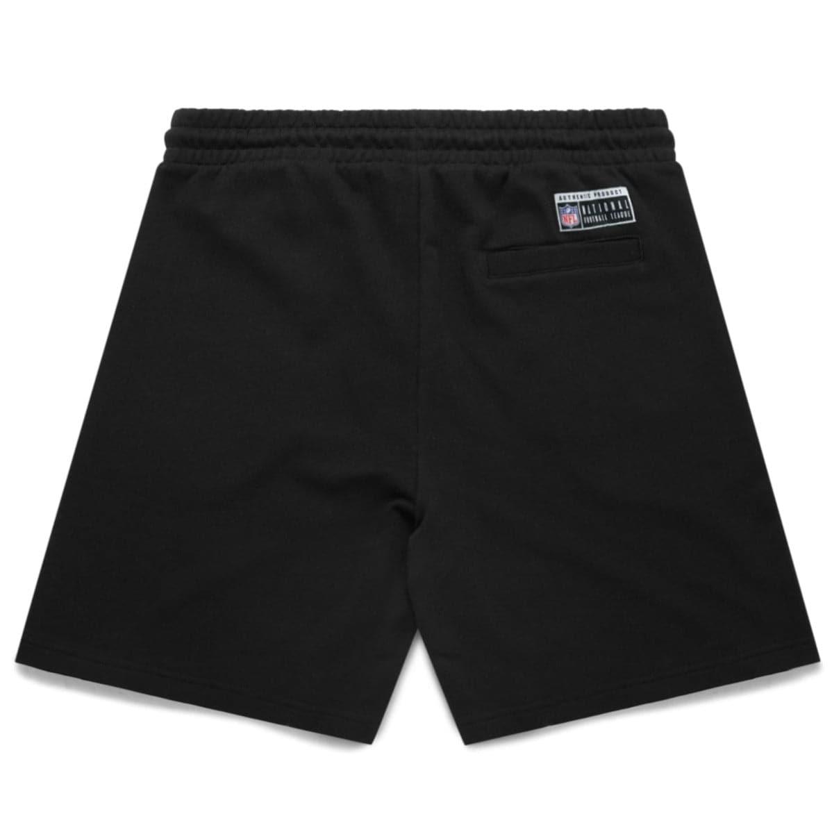 Majestic Athletic Shorts Las Vegas Raiders Majestic NFL Graphic Fleece Shorts - Faded Black